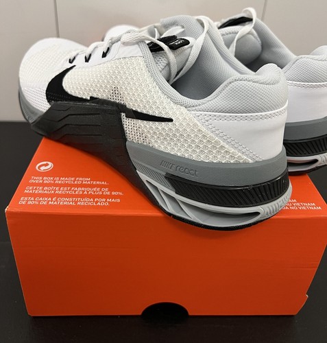 Neu Nike Metcon 7 weiß schwarz grau CZ8281 100 Herren Größe 11,5 - Bild 2 von 10