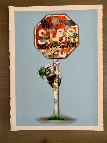 Hijack Print ‘Virtual Insanity’ Original Signed Art Poster *Mr. Brainwash - Picture 9 of 12