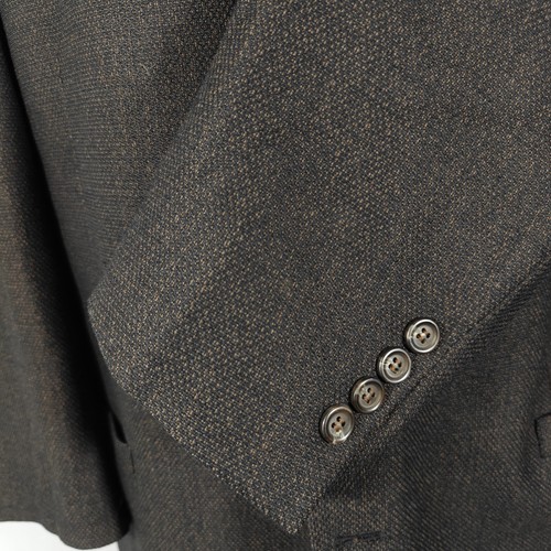 Daniel Hechter Men's Sport Coat Blazer Three Button Dark Brown Worsted Wool 46R - Picture 9 of 15