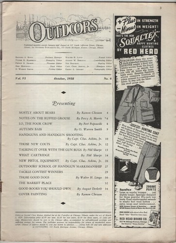 Outdoors Hunting & Game Mag October 1938 102921nonr - Picture 2 of 2