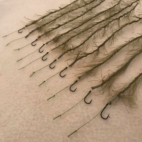 10x APAREJOS AJUSTABLES EFECTO MALEZA APARIENCIAS FLYNSCOTSMAN APAREJO CARPA DE PESCA - Imagen 2 de 5