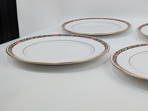 Set x4 Spode "Orient" Muster Bone China Speiseteller 17 cm Top Zustand - Bild 6 von 15