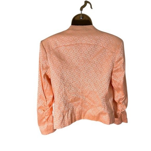 Victorias Secret Open Blazer Orange Print 8 - Picture 2 of 5