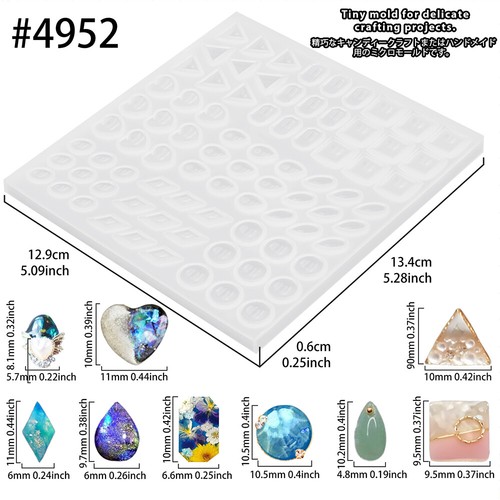 Jewellery Making Moulds Crystal Beads Silicone Moulds - Foto 4 di 11