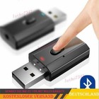 Bluetooth 2in1 5.0 Sender Empfänger Wireless USB Aux Audio Transmitter Adapter