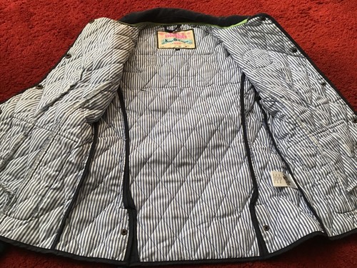 Pauls Boutique Ladies Navy Blue Quilted Jacket Size  S - Picture 4 of 5