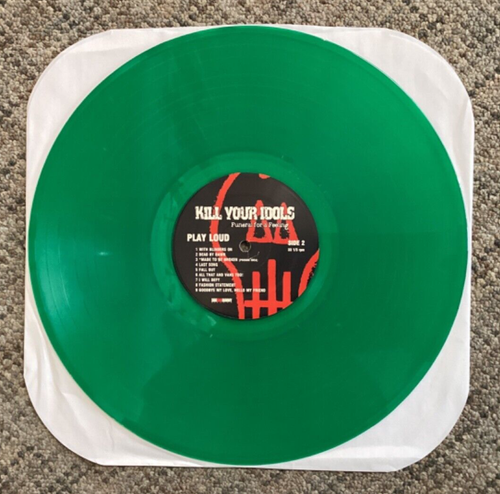 Kill Your Idols - Funeral For A Feeling - 2001 Press Green Vinyl w/Insert M- - Picture 4 of 6