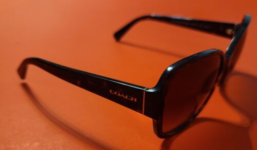 Coach Polarized Sunglasses HC8166 512013 Dark Tortoise/ Brown Gradient 58/18/135 - Picture 9 of 9