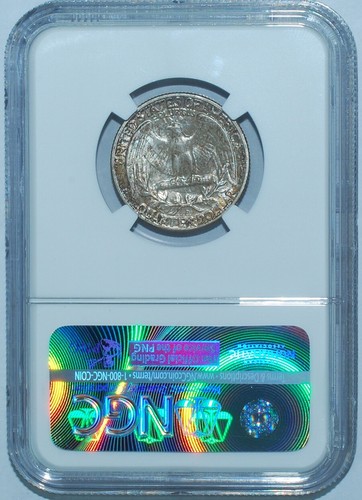 1956 D NGC MS67 Washington Quarter - Picture 2 of 2