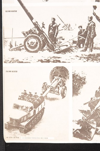Póster de entrenamiento de morteros soviéticos de la Guerra Fría de 1982 de la oficina de impresión del gobierno de Estados Unidos V14 - Imagen 5 de 6