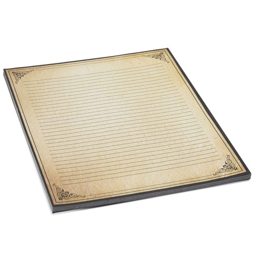 48 Sheets Vintage Lined Paper with Antique Border for Writing Letters Invations - Picture 5 of 8