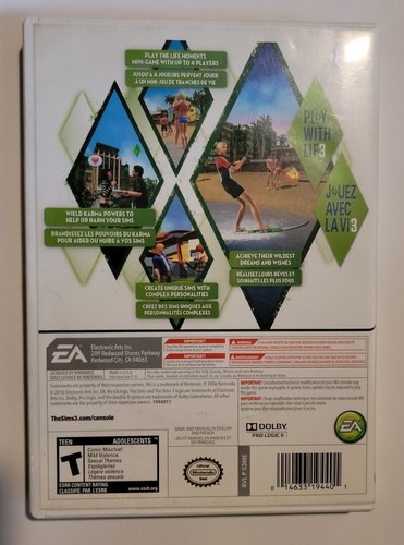 The Sims 3 Wii, 2010 Complete w/ Manual - Picture 2 of 3
