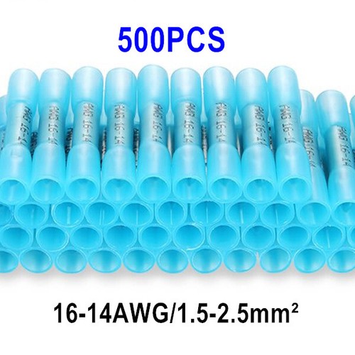 500/300 Stck. 22-10AWG Wärmeschrumpfstoß Stoßspleiß Drahtverbinder Dichtung Crimpklemmen - Bild 20 von 34