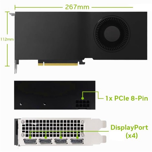 NEW NVIDIA RTX A5500 24GB GDDR6 PCI Express 4.0 x 16 Graphics card - Picture 5 of 5