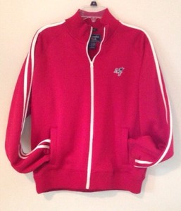 Abercrombie Fitch Mens Red Track Jacket 