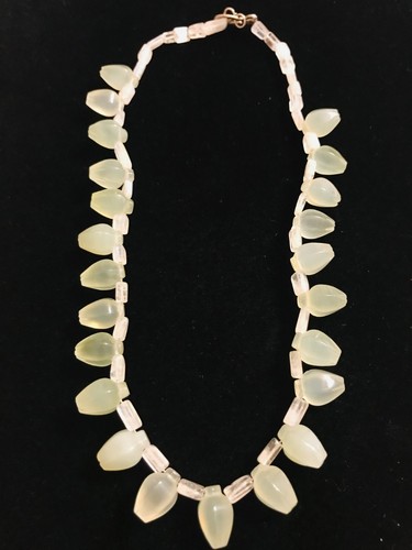 COLLAR GARGANTILLA CUENTAS PIEDRA LUNAR - Imagen 4 de 4