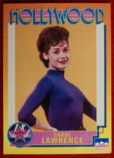 Hollywood Walk Of Fame - Card #139 - Carol Lawrence - Starline 1991