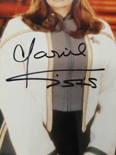 Counselor Troi Star Trek Insurrection Marina Sirtis AUTOGRAPHED 8x10 Pictur 2000 - Picture 6 of 7