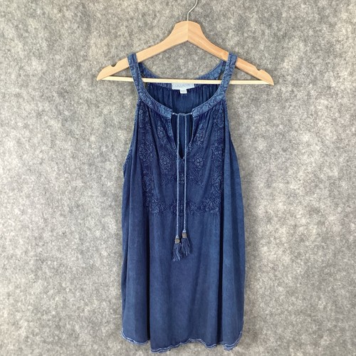 Women’s Top Size M Flowy Festival Cottagecore Prairie Peasant Shirt Boho Summer - Picture 3 of 13