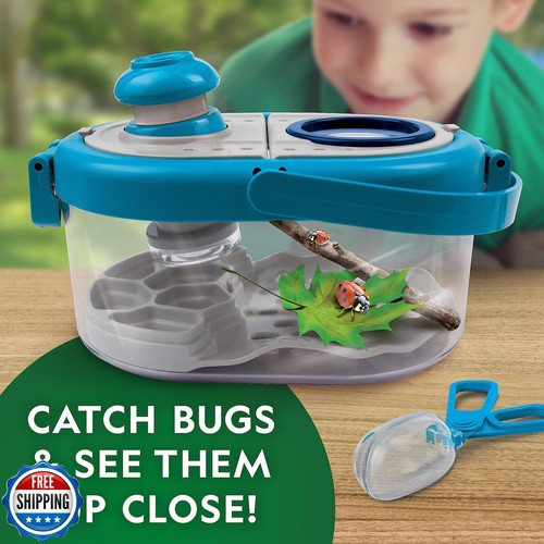 NATIONAL GEOGRAPHIC Bug Catcher Kit for Kids - Kids Bug Habitat with Magnifie - Picture 2 of 5