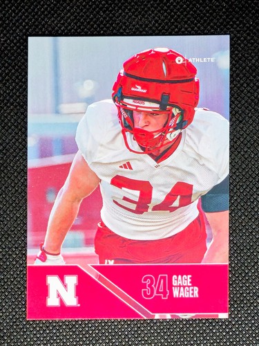 2024 ONIT ATHLETE Nebraska Cornhuskers Football Huskers Base Insert *Pick Card* - Picture 61 of 150