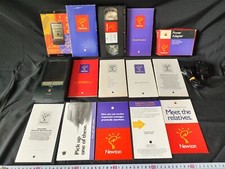 Defective, Apple Newton Messagepad w/Charger, Video, Manual, and Papers -f0420-