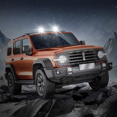 2Pcs 48W 12V-24V 4"LED Work Light Truck OffRoad Tractor Flood Lights Lamp Square - Bild 9 von 12
