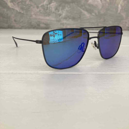 Polarized Sunglasses Maui Jim Mikioi B887-03 54 16 140 Dove Grey Blue Hawaii Len - Picture 6 of 8