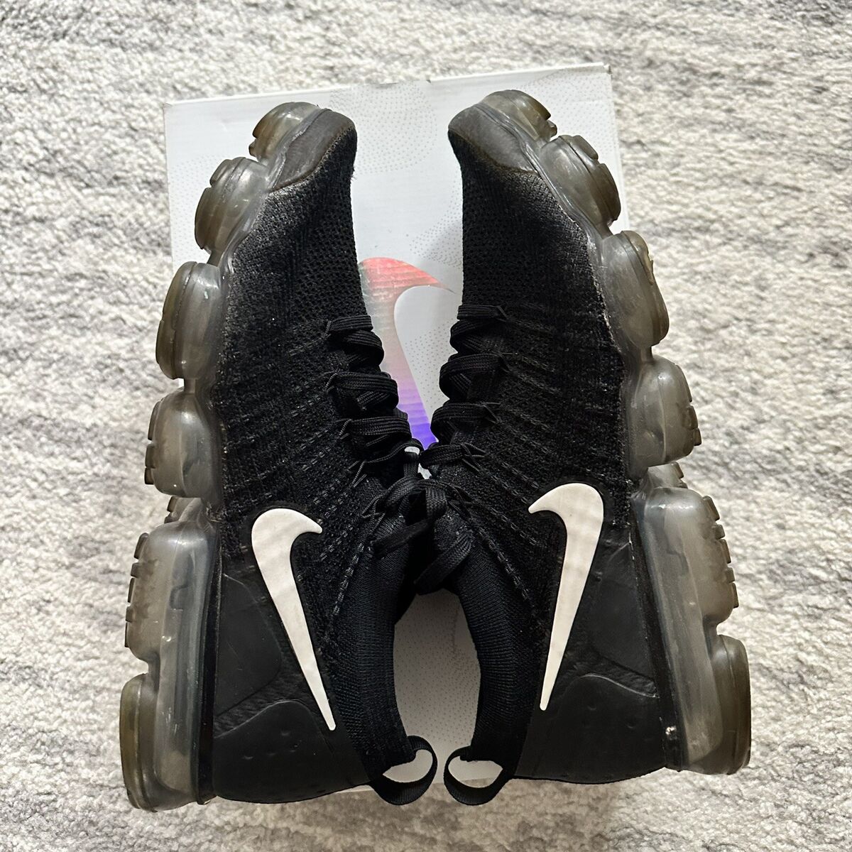 Size 11.5 - Nike Air VaporMax Flyknit 2 Black 2018 - 942842 Size 11.5 - Nike Air VaporMax Flyknit 2 Black 2018 - 942842