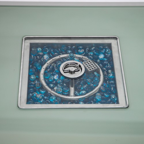 Leisuremod Walbrooke Square Patio Fire Pit Table with Aluminum Frame - Picture 44 of 49