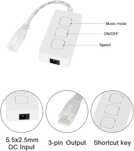 SP548E Wifi SPI LED Controller Light WS2812B WS2811 Addressable RGB Strip - Picture 36 of 41