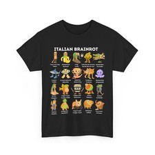 Funny Italian Brainrot Animals Meme T-Shirt