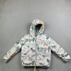 The North Face ThermoBall Jacket Kids Size 4T Reversible Print Hooded Full Zip