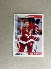 1992-93 Score Red Wings Hockey #386 Bob McGill