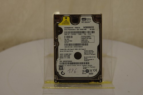 Western Digital WD800BEVS Festplatte zur Datenrettung, hard disk for data rescue