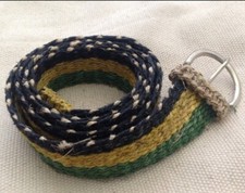 Handmade Vegan Nepal Boho Hemp Belt, Hippie Unisex Eco-Friendly Hemp Belt