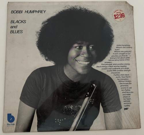 Bobbi Humphrey "Black and Blues" LP Blue Note LA142-G - 1974 ~ SEALED !!