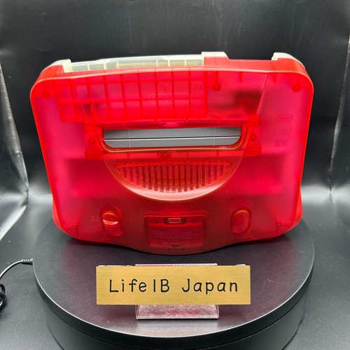 Nintendo 64 Clear Red N64 Console with Original Box Japan Import RARE Color - Picture 14 of 24