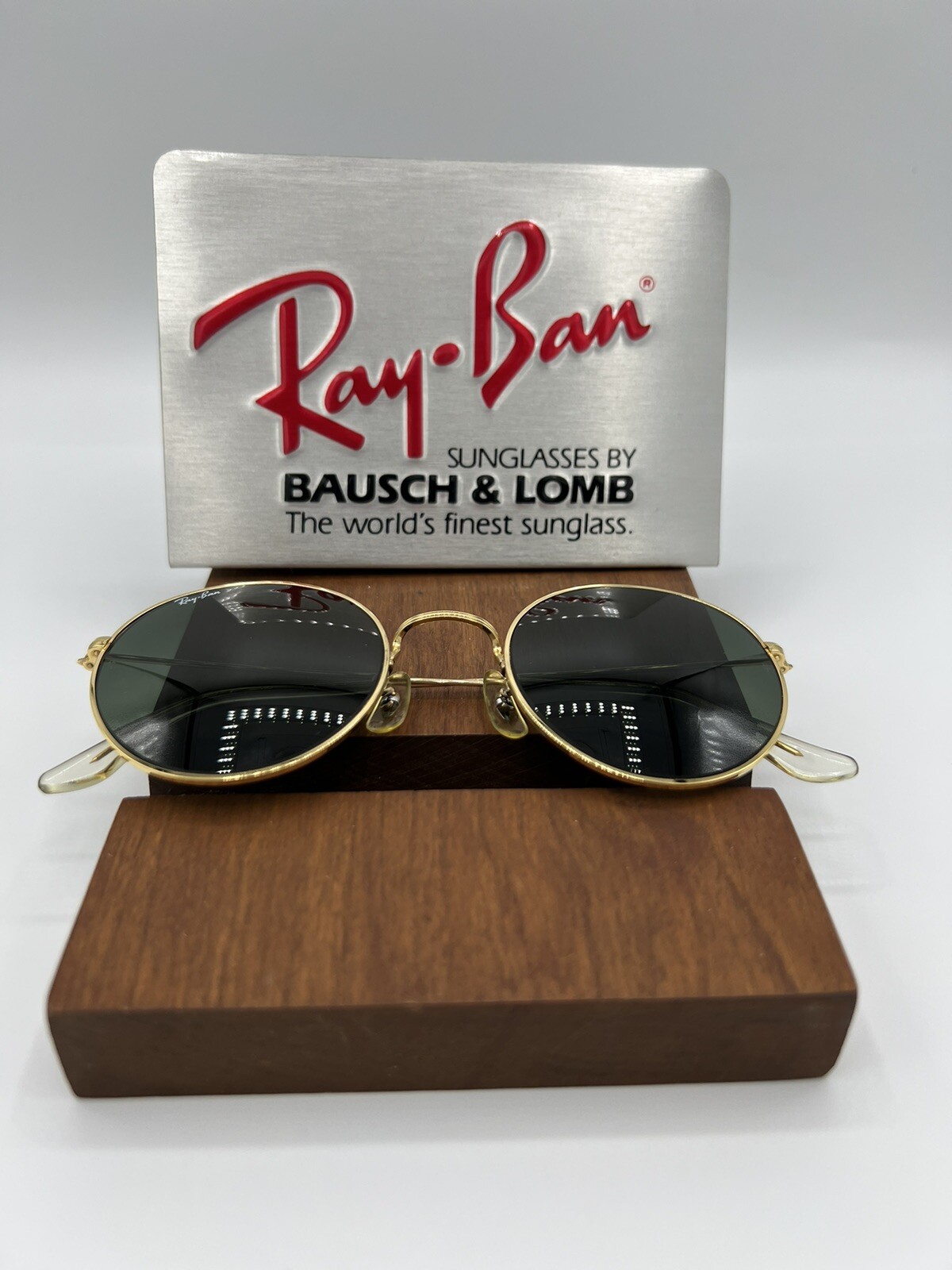 VINTAGE B&L RAY-BAN W0607 52[]21MM ARISTA ROUND L… - image 2