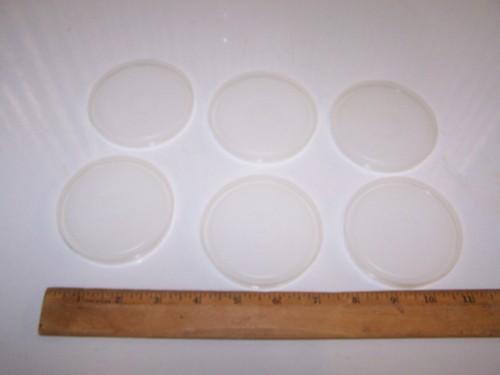 6 tapas de repuesto TUPPERWARE #1347 para vaso de 18 oz - Imagen 3 de 3