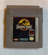 Jurassic Park - Nintendo Game Boy, USA 1993 Cartridge Original Authentic Tested