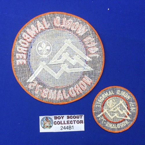 Pfadfinder 1975 Nordjamb 14th World Jamboree Jacke & Taschenaufnäher 244B1 - Bild 3 von 4