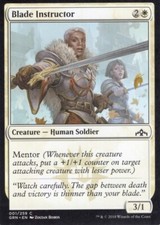 BLADE INSTRUCTOR 001/259 GUILDS OF RAVNICA MTG MAGIC NM