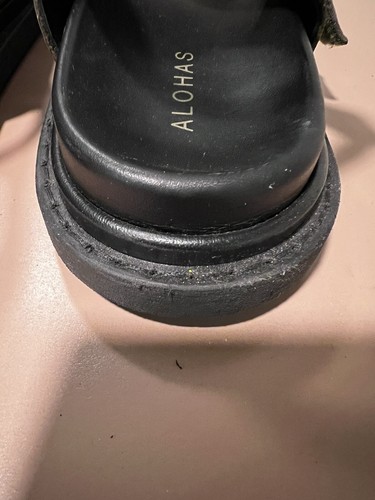 Alohas Harpers Sandal US 9; Eur. 40 Olive Pre-owned - Picture 7 of 11