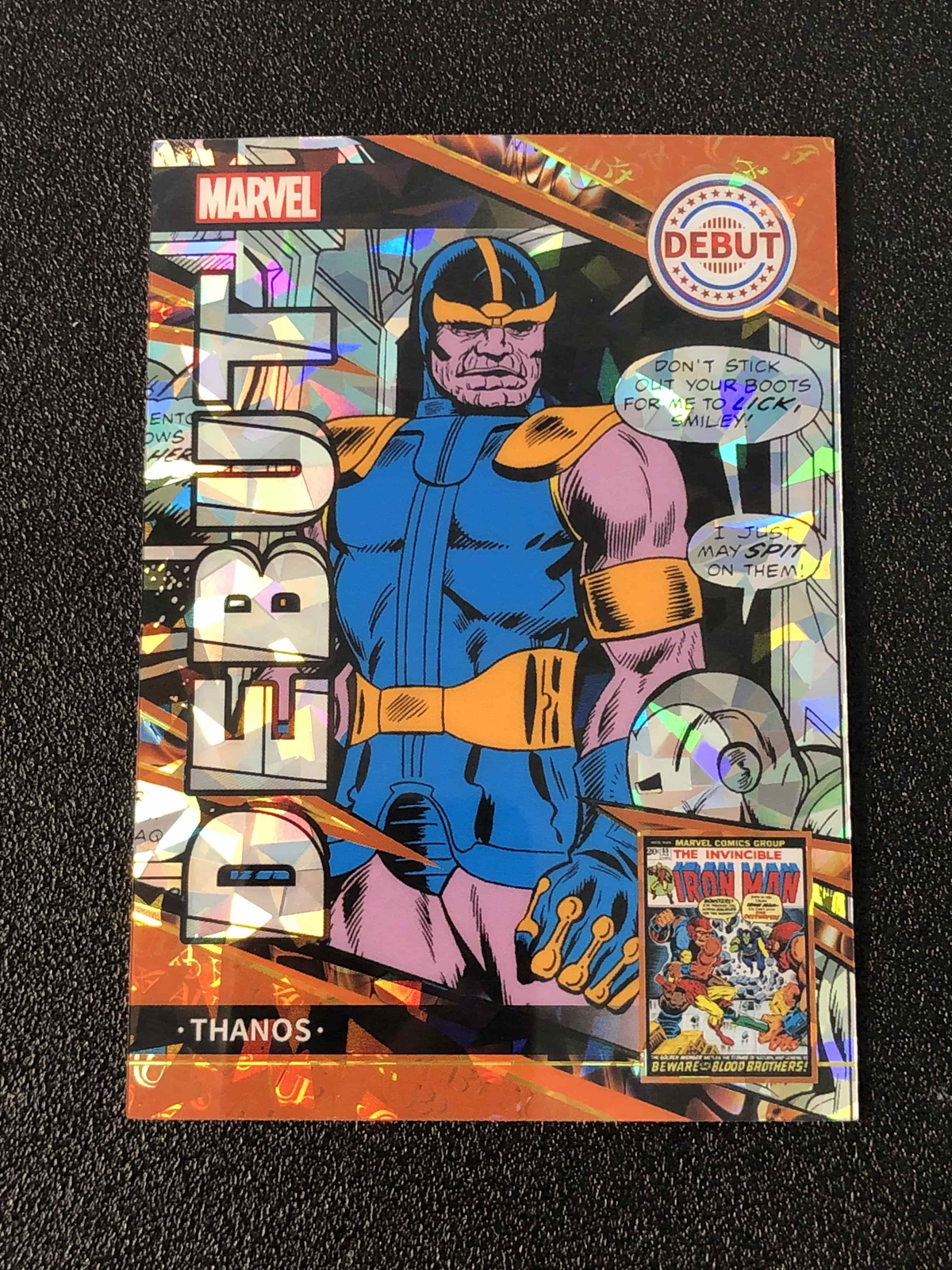 Thanos 2025 Kakawow Aura Marvel Iconic Debut Orange 30/75 #AM-CIO-05