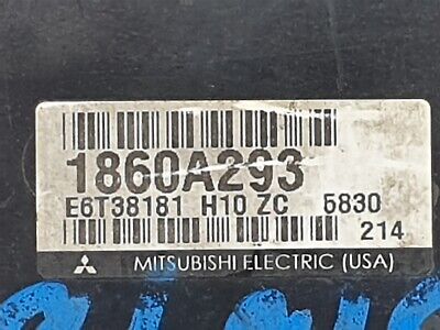 BROKEN COVER-2006 MU Endeavor Engine Control Unit ECU 1860A293 OEM 884s2e3b3 BROKEN COVER-2006 MU Endeavor Engine Control Unit ECU 1860A293 OEM 884s2e3b3