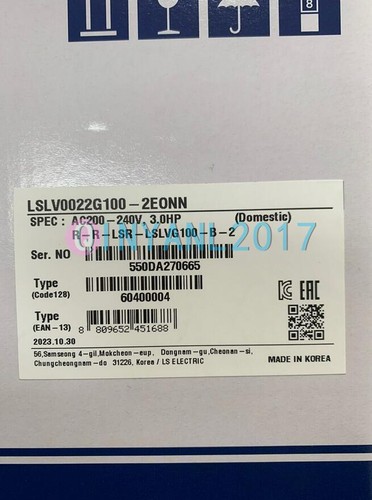 ONE LS G100 series Inverter Frequency Converter LSLV0022G100-2EONN new - Bild 1 von 6