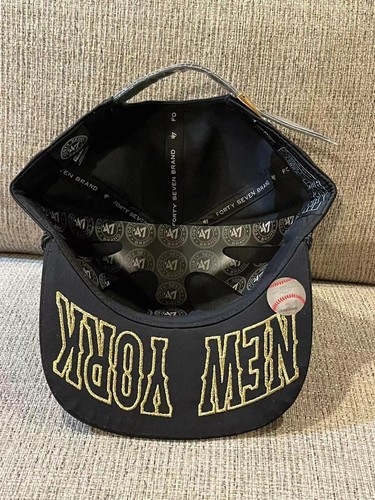 Cappello berretto 47 New York Yankees MLB doppio colore logo flat billed snapback OSFA - Foto 5 di 5