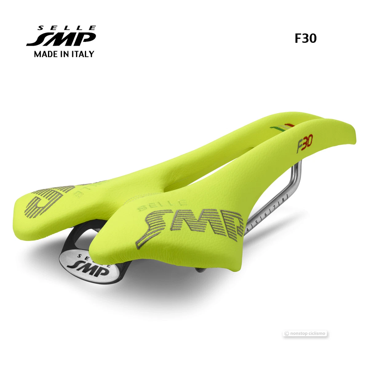 NEW 2023 Selle SMP F30 Saddle : YELLOW FLUO - MADE iN ITALY! | eBay