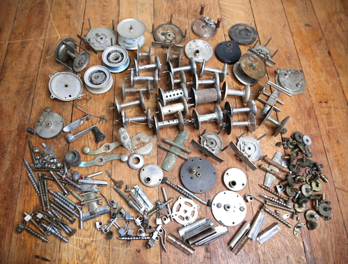Antique vintage fishing reel Parts Lot ABU Garcia Ambassadeur Shakespeare etc Antique vintage fishing reel Parts Lot ABU Garcia Ambassadeur Shakespeare etc